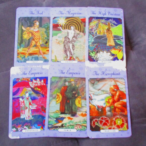 True Love Tarot Deck RARE Amy Zerner & Monte Farber 2006 Slight Flaws - Picture 5 of 12